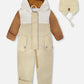 Baby Mid-Season One-Piece Outerwear With Hat Beige