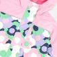 Kids Mid-Season One-Piece Outerwear Black Printed Flowers