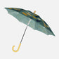 Umbrella Green Dinosaur Print