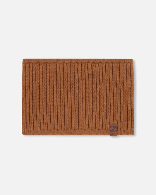 Gestrickter Halswärmer Braun