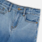 Stretch Jean Bermuda Grey To Blue Gradient