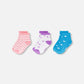Socks (3 Pairs) Striped Pink