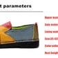 WOIZGIC Women's Ladies Female Woman Mother Shoes Flats Genuine Leather Loafers Moccasins Mixed Colorful Non Slip On Plus Size 42