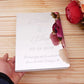 Custom Acrylic Mirror White Blank Guestbook Wedding Signature Guest Book Personalized Baptism Event & Party Decor Favors Gifts