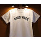TD for Good Vibes Stylisches Fitness-T-Shirt Schweres 220g Atmungsaktives Besticktes Oversize mit Solid Pattern 220g Stoffgewicht