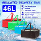 Waterproof Insulated Bag Cooler Folding Picnic Basket Ice Pack Drink Box Thermal Lunch Bag Portable Food Delivery Bag Pizza Bag