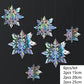 3D Künstliche Schneeflocken Papiergirlande Banner Weihnachtsdekorationen für Zuhause Winter Geburtstagsfeier Falscher Schnee Neujahrsornamente