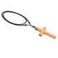 MX001 Katholisches Kreuz Halskette Jesus Christus Anhänger Choker Retro Schmuckstil Naturholz Halskette Großhandel Amulett