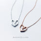 Modian Roségold Farbe Geometrische Herz Halskette Anhänger Sexy 100% 925 Sterling Silber Anhänger für Frauen Party Schmuck Geschenk
