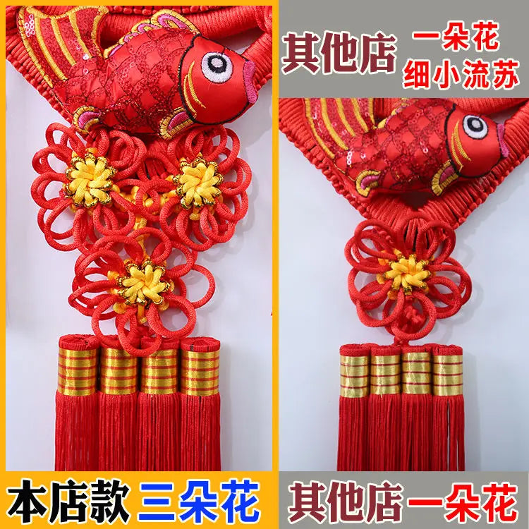 Chinesischer Knoten-Anhänger Wohnzimmer Segen Charakter Große Pfirsichholz-Böse Geister Stadthaus 46 cm * 110 cm Weihnachtsgeschenk