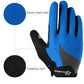ROCKBROS Fahrradhandschuhe Schwammpolster Lange Finger Motorradhandschuhe für Fahrrad Mountainbike Handschuhe Touchscreen MTB Handschuhe