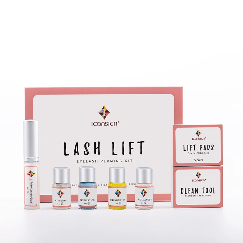 Dropshipping ICONSIGN Wimpernlifting Kit Wimpern-Lifting Wimpern-Booster Calia Set Wimpern Dauerwelle Augen Make-up Tools Kann Ihr Logo herstellen