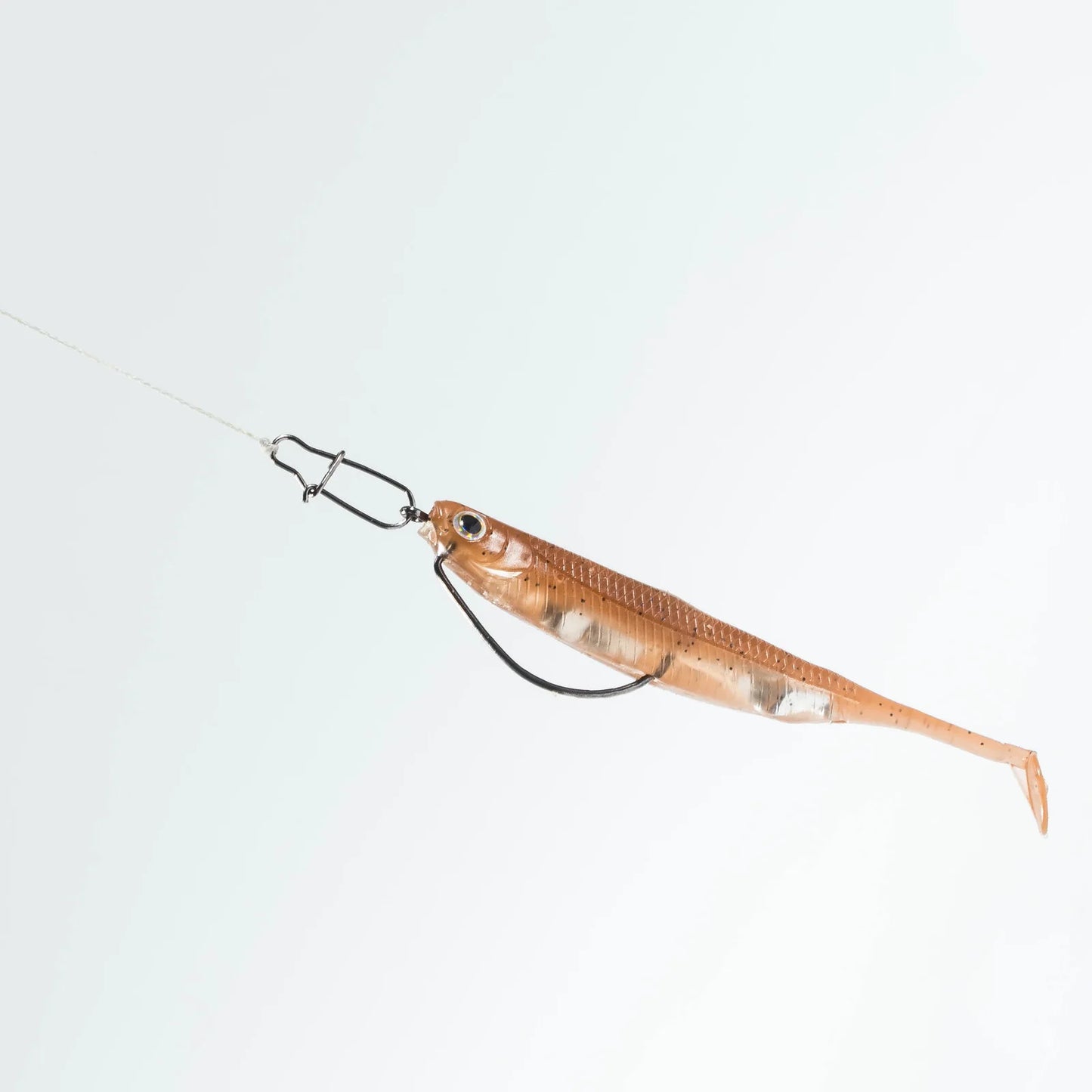 Dr.Fish 5/6 Stück Angelköder Weichplastik Silikonköder Paddelschwanz Shad Wurm Swimbait Süßwasser Barsch Forelle 70mm 80mm 100mm