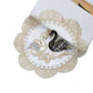 Modern Chinese Gold Embroidered Swan Pattern Round Table Mat Bar Counter Kitchen Coaster Christmas Wedding Festive Decoration