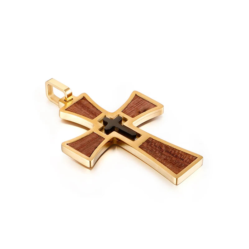 Kalen Mode Kreuz Halsketten Für Männer Hochglanzpoliert 50cm Edelstahl Kreuz Schmuck Halskette Männlich Günstiger Schmuck