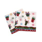 20pcs Christmas Paper Napkins Santa Claus Snowman Merry Christmas Decorations for Home New Year Disposable Tableware Supplies