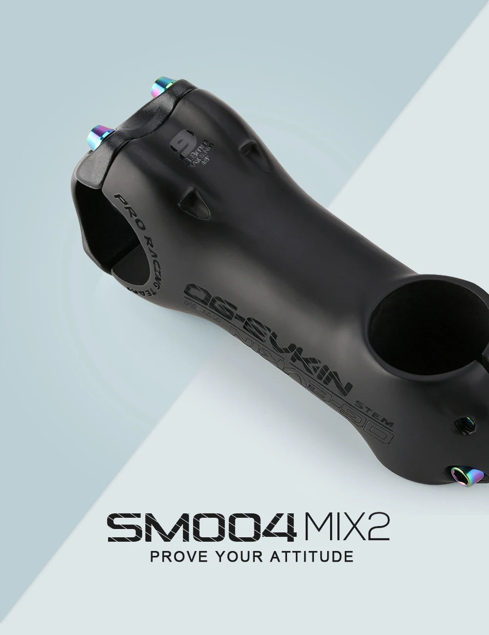 OG-EVKIN BS-004 T1000 Carbon MTB Bicycle Stem 6/17 Degree 31.8MM Carbon Road Bike Stem Positive and Negative Cycling Power Parts