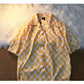 Casual Shirts Women Panelled Plaid Fashion Loose Couples Elegant All-match Summer Blouses Cool Girls Retro Students Chic Unisex
