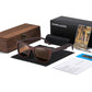 GM Natur Bambus Holz Sonnenbrille Handgemachte Polarisierte Gläser Spiegelbeschichtung Linsen Brille Mit Geschenkbox