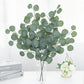 Künstliche Pflanzen Eukalyptusblätter Ranke Weihnachtsdekoration Vase für Zuhause Hochzeit Garten Rosenbogen Scrapbooking Künstliche Blumen