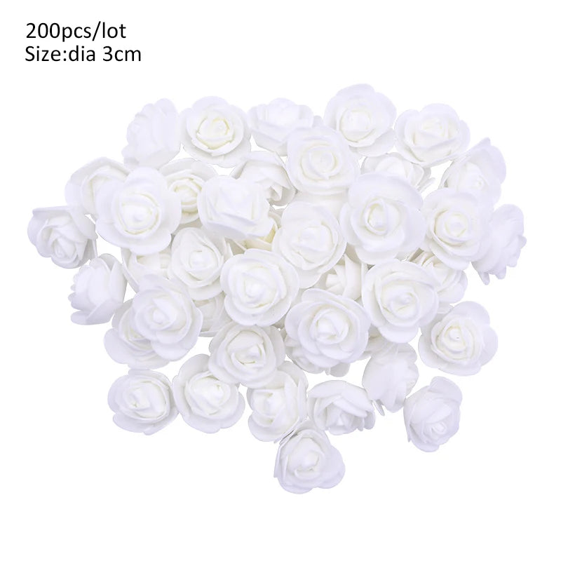 Polystyrene Styrofoam Foam Ball Rose Bear White Heart Craft For DIY Home Party Decoration Wedding Birthday Christmas Party Gift