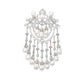 Elegante natürliche Süßwasserperlen-Quastenbroschen Luxus Glänzende Zirkonia-Blumenbrosche Anstecknadel für Damen Schmuck Weihnachtsgeschenke