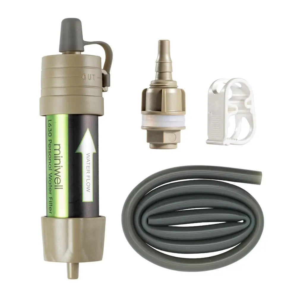 Miniwell L630 Personal Camping Purification Water Filter Straw for Survival or Emergency Supplies