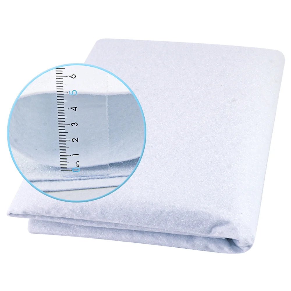 180/200/280/300/320/370/400 g/m² einseitig klebendes Wattevlies aus Baumwolle, cremefarbenes Zwischenfutter, perfekt für Handtaschen, Bastelarbeiten, DIY-Stoffe