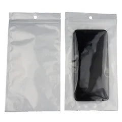1000 Stück kleine, dickere PE-Druckverschlussbeutel – komplett durchsichtige Ring-Kristall-Verpackungsbeutel, wiederverwendbare Pulver-Reißverschlusssäcke, Minibeutel
