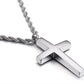 Kalen Mode Kreuz Halsketten Für Männer Hochglanzpoliert 50cm Edelstahl Kreuz Schmuck Halskette Männlich Günstiger Schmuck