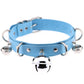 Big Bell Choker Collar For Women Girls Necklace  Metal Leather Chocker Goth Anime Cosplay Jewelry Accessories