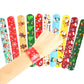 10Pcs Weihnachten Weihnachtsmann Klatscharmband Weihnachtsfeier Gastgeschenke Armband Schnapparmbänder für Kinder Navidad Natal Noel Neujahrs-Geburtstagsgeschenk