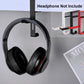 POYATU Headphone Stand For Bose Headphone Bracket For Razer Wall Headset Holder For SONY Hanger Under Desk Hook For JBL Display