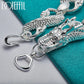 DOTEFFIL New Arrival 925 Sterling Silver Bracelet Bangle Cuff For Man Women Dragon Bracelet Fine Jewelry Party Christmas Gift