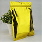 100 Stück Silberne, matte Aluminiumfolienbeutel zum Heißsiegeln – oben offene Mylar-Folienbeutel, matte Oberfläche, Kunststoff-Lebensmittelverpackung, Pulver-/Saucenbeutel