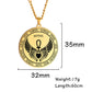 Dawapara 7 Archangels Sigil Necklaces Pentacle Magical Amulet Michaelmas Lucky Protection Supernatural Talisman Necklace