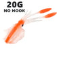 SUNMILE Angel-Gummiköder Tintenfisch 20g/60g/80g/100g/120g/150g Leuchtend/UV-Tintenfisch-Jig Angelköder für Meeresangeln Wobbler Köder