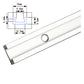 T track Aluminium Woodworking Slot Miter Track Jig Fixture for Router Table Bandsaws DIY Tool Length 300/400/500/600/800MM