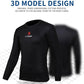 X-TIGER Winter Fahrrad Unterhemd Langarm Warme Fahrrad Unterwäsche Fleece Sport Radtrikot Hält Warm Rennrad Shirt
