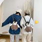 Niedlicher Pinguin-Plüschrucksack für Mädchen, Khaki Pinguin-Plüsch-Umhängetasche, bestes Geburtstagsgeschenk für Mädchen, weiche kleine Tasche