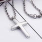 Kalen Mode Kreuz Halsketten Für Männer Hochglanzpoliert 50cm Edelstahl Kreuz Schmuck Halskette Männlich Günstiger Schmuck