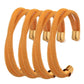 New 24K 4Pcs/lot Dubai Gold Color Bangles For Women  Ethiopian Wedding Bangles Bracelet Jewelry