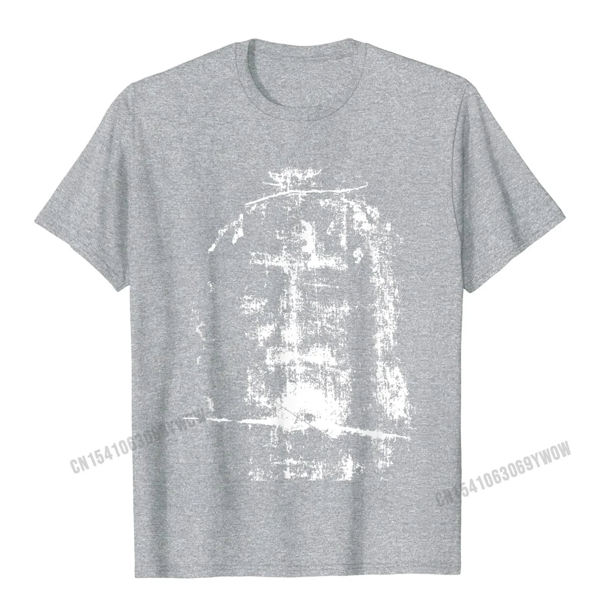 Grabtuch Von Turin Jesus Christus Gesicht T-Shirt Hemden Herren Freizeit T-Shirts Für Männer Lustige Baumwolle Custom T-Shirts