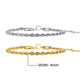 Vnox Basic 2/3/4/5mm Stainless Steel Twisted Rope Chain Bracelets for Men Women,Wrist Christmas Gifts Jewelry,Length Adjustable