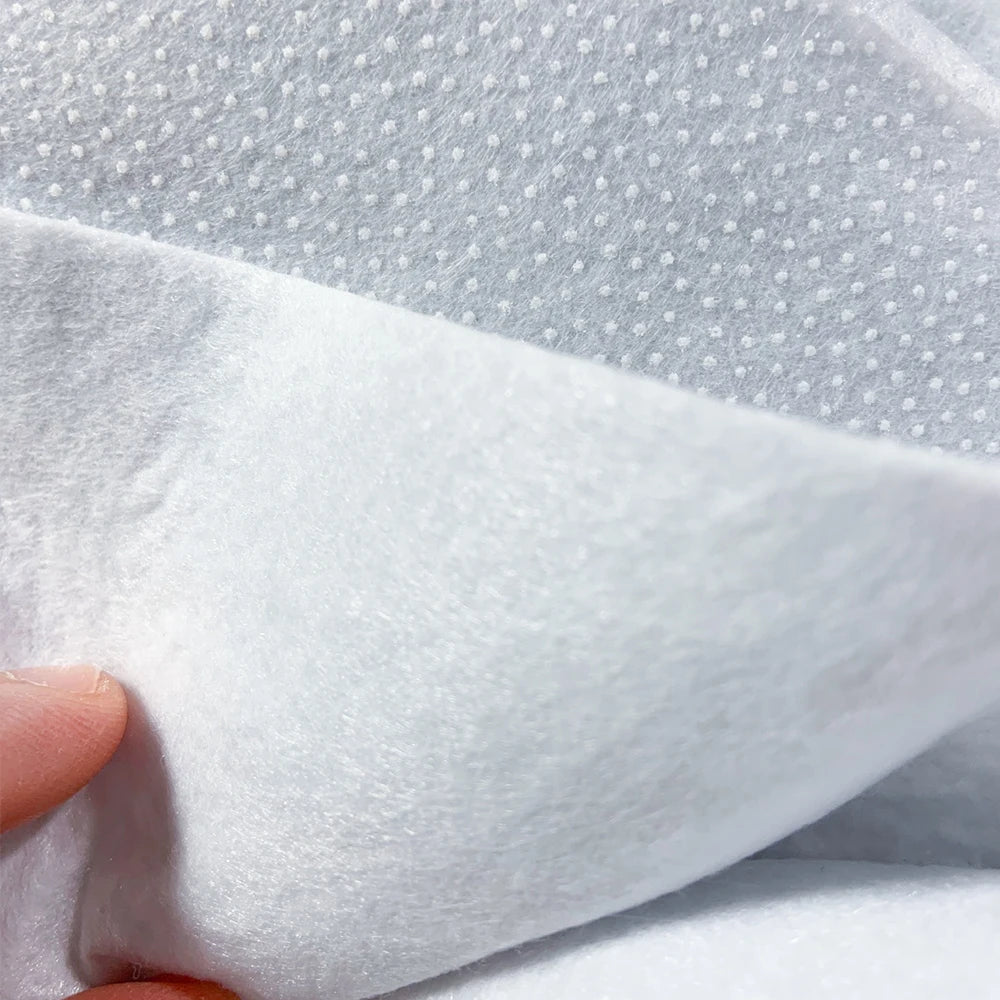 180/200/280/300/320/370/400 g/m² einseitig klebendes Wattevlies aus Baumwolle, cremefarbenes Zwischenfutter, perfekt für Handtaschen, Bastelarbeiten, DIY-Stoffe