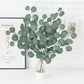 Künstliche Pflanzen Eukalyptusblätter Ranke Weihnachtsdekoration Vase für Zuhause Hochzeit Garten Rosenbogen Scrapbooking Künstliche Blumen
