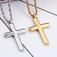 Kalen Mode Kreuz Halsketten Für Männer Hochglanzpoliert 50cm Edelstahl Kreuz Schmuck Halskette Männlich Günstiger Schmuck