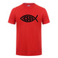 Jesus Fisch Christus bedrucktes T-Shirt für Männer und Frauen, christlicher Jesus-Glaube, inspirierende Mode-Marken-T-Shirts, T-Shirt Herren Kleidung