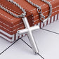 Kalen Mode Kreuz Halsketten Für Männer Hochglanzpoliert 50cm Edelstahl Kreuz Schmuck Halskette Männlich Günstiger Schmuck