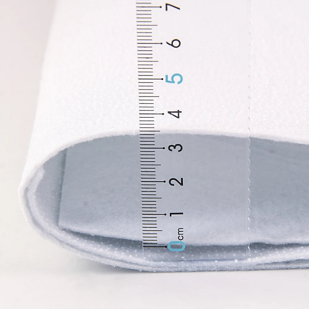180/200/280/300/320/370/400 g/m² einseitig klebendes Wattevlies aus Baumwolle, cremefarbenes Zwischenfutter, perfekt für Handtaschen, Bastelarbeiten, DIY-Stoffe